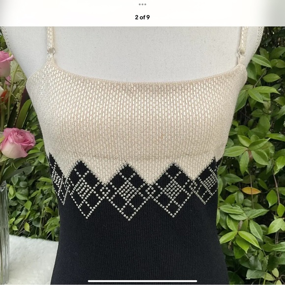St John Evening Sz 2 Argyle Diamond 💎 Sequin crystal rhinestone couture Dress - Picture 2 of 7